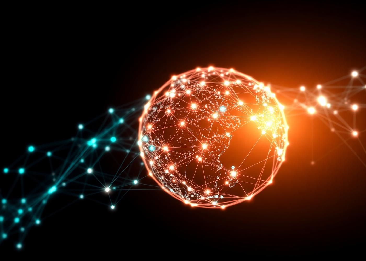 Global network of connected technology nodes