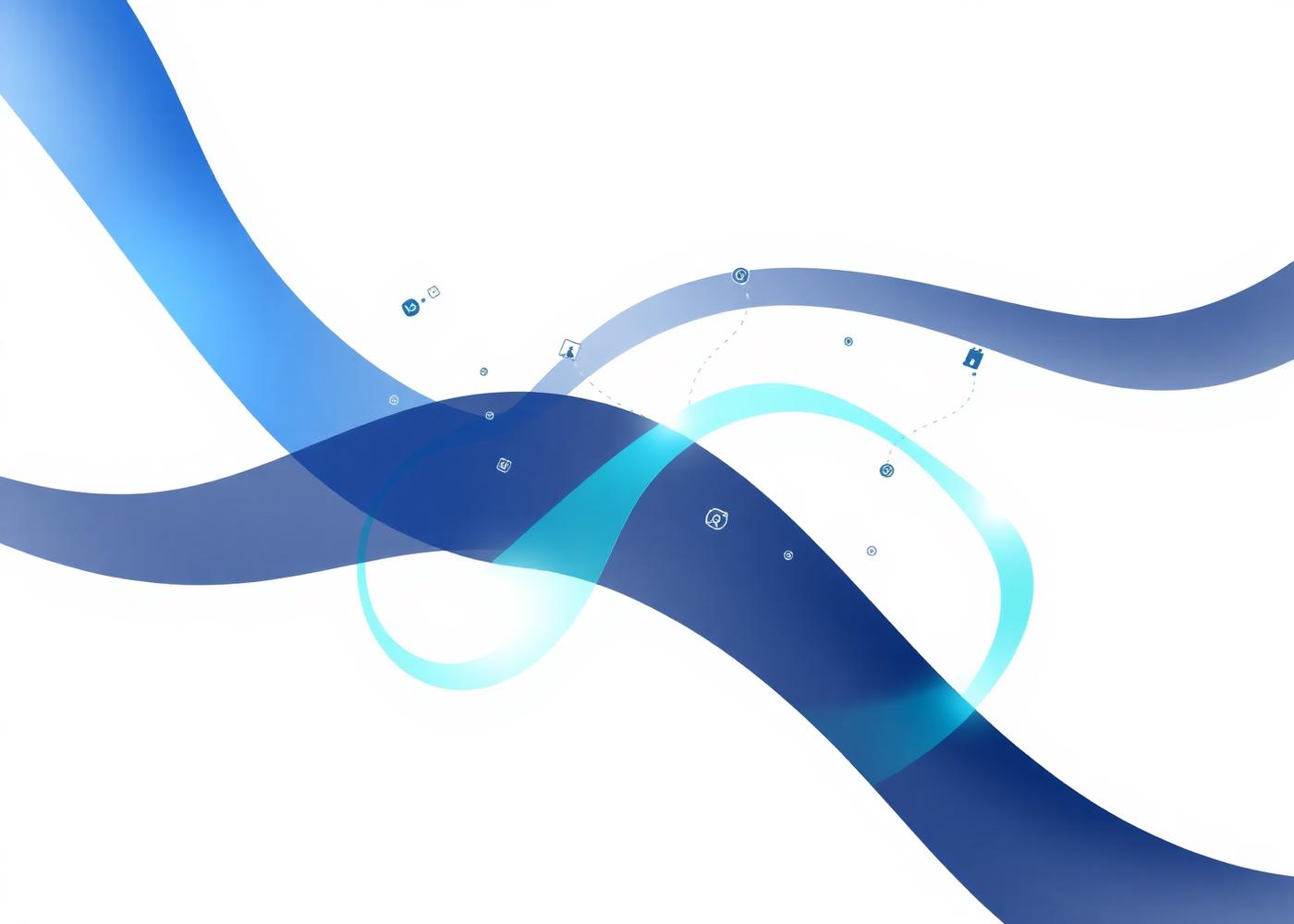 Illustration of digital transformation flow